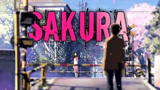 5 CM PER SECOND 🌸 AMV [ SAKURA ] WITH LYRICS