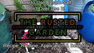 How to Use Epsom Salt in the Garden: Recipe, Routine, Application & Benefits - Don't Over Use It!