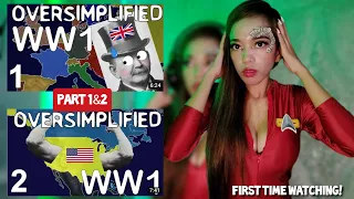 WWI (part1 & 2) OVERSIMPLIFIED || (REACTION) FIRST TIME WATCHING!!!