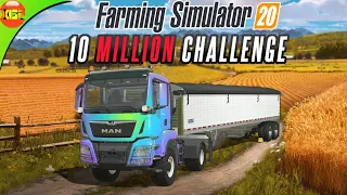 CHALLENGE! 10 million$ in 8 Gameplays! Part 3/8 | Farming Simulator 20 Timelapse Gameplay