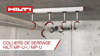 Colliers de serrage Hilti MP-U-I et MP-U, pour toutes les applications