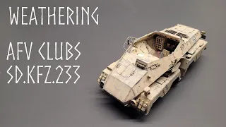 Weathering Armor AFV Club Sd.kfz. 233 w/7.5cm main gun (Update 4)