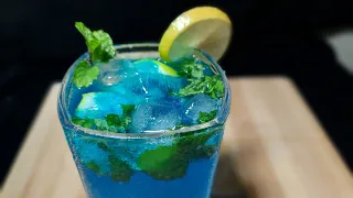 Blue Mojito | Blue Curacao Lemonade | Blue Lagoon Mojito | New Refreshing Drink | #shorts