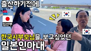 임신중인 일본인 아내가 한국 시부모님 만나고 싶다고 비행기 타고 한국까지 갔습니다 [한일커플//한일부부]
