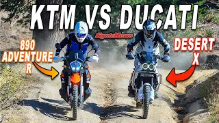 2022 KTM 890 Adventure R vs Ducati DesertX - Cycle News