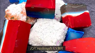 Red/Blue and Pasted Mixed Blocks | Oddly Satisfying | Sleep Aid | ASMR