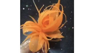 Garde Manger Carrot Flower Garnish