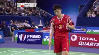 Yonex French Open 2016 | Badminton SF M3-MS | Hsu Jen Hao vs Shi Yuqi