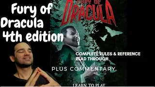 The Fury of Dracula 4th Edition | Complete "How to Play" AND Rules Reference Read Through