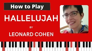 How to Play Hallelujah on Piano - Both Hands - Leonard Cohen - Rufus Wainwright - Shrek