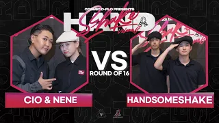 CiO & NENE VS HANDSOMESHAKE (Kipper & Jeongjun) | ROUND of 16 - HAND SHAKE LOCKING BATTLE VOL.6