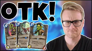 Hearthstone | Icky OTK! | Wild Deathrattle Leper Gnome OTK Rogue | Rise of Shadows