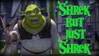 Every Shrek Movie but only the word "Shrek"