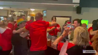 Wales Fans Celebrating After Being Ukraine and Reaching First World Cup For 64 Years