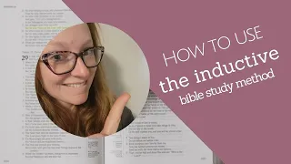 Inductive Bible Study | How to Study the Bible Yourself