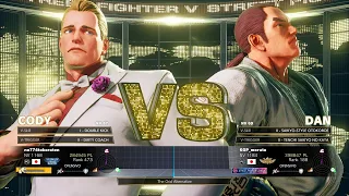 SFV Champion Edition 🔥 no774tokoroten (CODY) Vs moruto (DAN) 🔥 Online Match's 05-29-2023