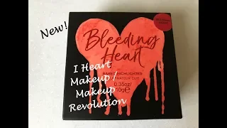 New I Heart Makeup / Makeup Revolution Bleeding Heart Baked Highlighter