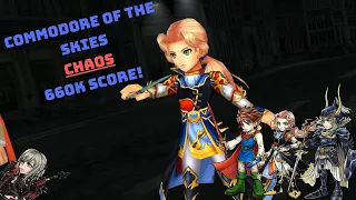 DFFOO [GL] Non-Synergy Commodore of the Skies CHAOS: 660k Score