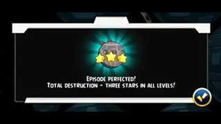 Angry Birds Star Wars - Death Star 3 stars All Levels