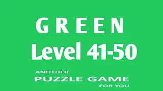 GREEN Level 41-50 Androidios Gameplay Walkthrough By Bart Bonte