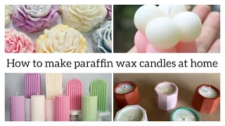 How to make paraffin wax Candles | Candle Making Tutorial | part 2
