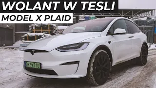 Moja PIERWSZA JAZDA nową Teslą Model X PLAID! Test i wrażenia 🤯