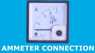 how to connect amp meter in the circuit | Electreca