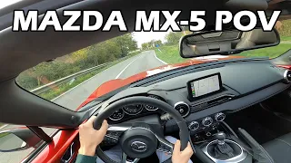 132HP 1.5L Mazda MX-5 Roadster 2022 POV Drive!