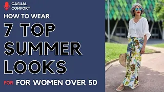 Top 7 Summer Looks for Women Over 50: Stylish and Age-Defying Outfits ☀️ 2024 Fashion Trends