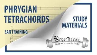 Phrygian tetrachords singing exercises