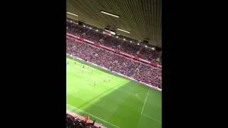 Steven Gerrard song after free kick in the derby Liverpool v Everton 27/9/14