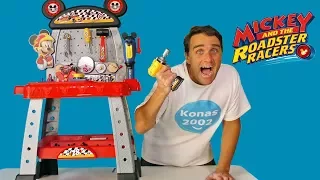 Mickey & The Roadster Racers Pit Crew Workbench ! || Toy Review || Konas2002