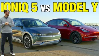 Tesla Model Y vs. Hyundai Ioniq 5 | Electric SUV Comparison | Price, Range, Performance & More