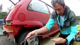 Restauration d'une Super 5 GT Turbo Episode 2 : Démontage kit carrosserie