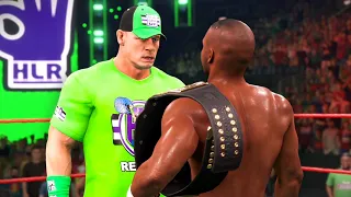 WWE 2K22 MyRISE - JOHN CENA WANTS MY CHAMPIONSHIP!