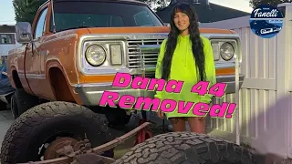 Alex’s 78 Power Wagon: How to Remove Dana 44 Front Axle