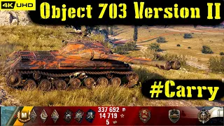 World of Tanks Object 703 II Replay - 7 Kills 6.2K DMG(Patch 1.7.0)