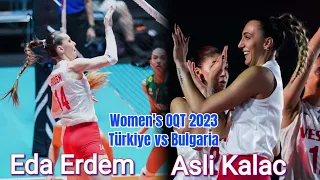 [Women's OQT 2023 17/09/2023] [Türkiye vs Bulgaria] [Eda Erdem & Asli Kalac]