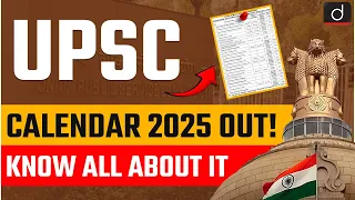 LIVE : UPSC Calendar 2025 Released | UPSC Exam 2025 | UPSC Exam Date 2025 | Drishti IAS English