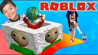 Salto de 999,999 Metros en Roblox | Caja de Baldi´s Basic | Slide Down Roblox en Español