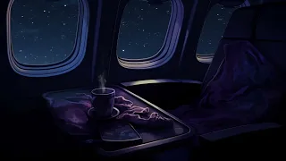 Night Flight | Relaxing Jet Engine Noise | First Class Cabin Ambience | 1 Hour Brown Noise