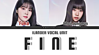 ILAND2 'FINE' Ilander Vocal Unit || Color Coded Lyrics (Han/Rom/Eng) 가사