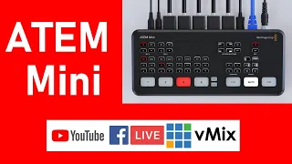 ATEM Mini Switcher Capturadora con VMix