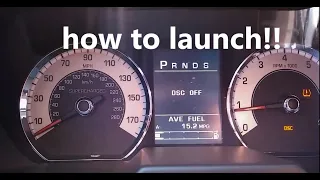 How To Launch An Automatic Car!!