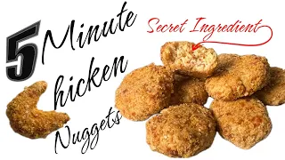 Carnivore Chicken Nuggets No Dredge Quick & Easy