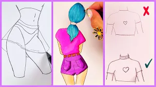 12 Easy Painting & Drawing Tips and Hacks That Work Extremely Well - For Beginners