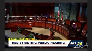#Atlanta City Council Second Public Hearing for Redistricting: September 29, 2022 #atlpol