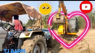 JCB XE8C And jcb terex 2 jcb loading mud in tractor and trumper। Mahindra| swaraj | sonalika|Eicher