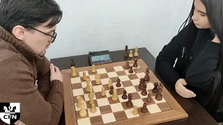 A. Salamov (1254) vs D. Salimova (1452). Chess Fight Night. CFN. Blitz