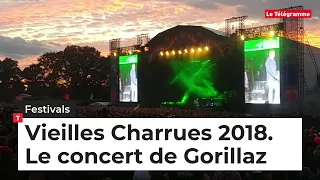 Vieilles Charrues. Revivez le concert de Gorillaz